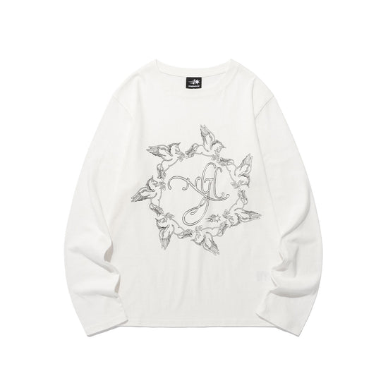 Nice Ghost Club Unicorn Circle Slim Long Sleeve Tee