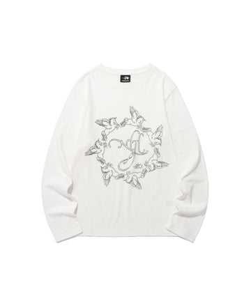 Nice Ghost Club Unicorn Circle Slim Long Sleeve Tee
