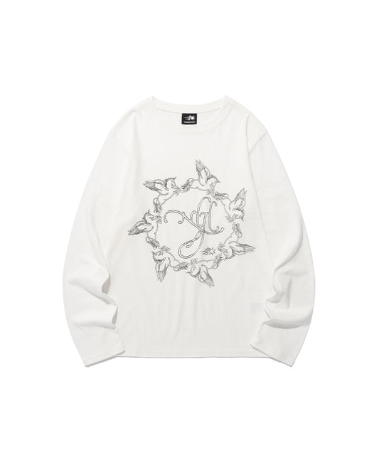 Nice Ghost Club Unicorn Circle Slim Long Sleeve Tee