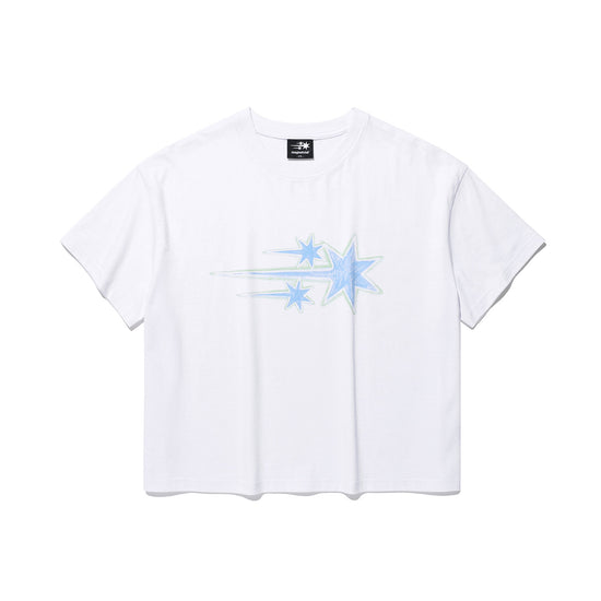 Nice Ghost Club Drawing 3 Star Big Crop Tee