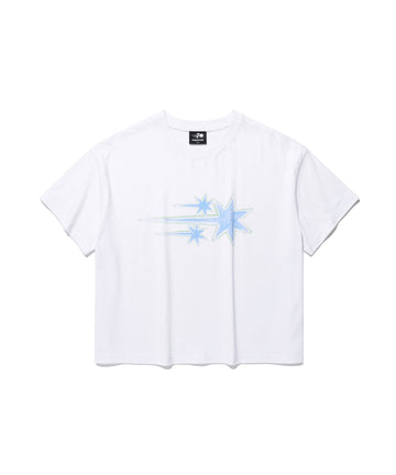 Nice Ghost Club Drawing 3 Star Big Crop Tee