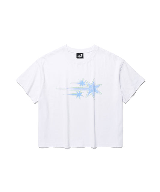 Nice Ghost Club Drawing 3 Star Big Crop Tee