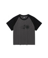 Nice Ghost Club 3 Star Dot Raglan Crop Tee