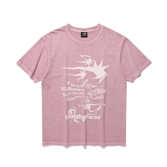 Nice Ghost Club Tornado Logo Pigment Tee