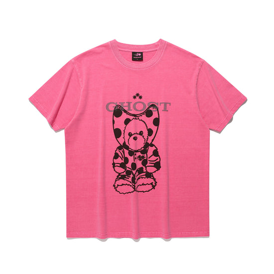 Nice Ghost Club Devil Bear Doll Pigment Dyed Tee