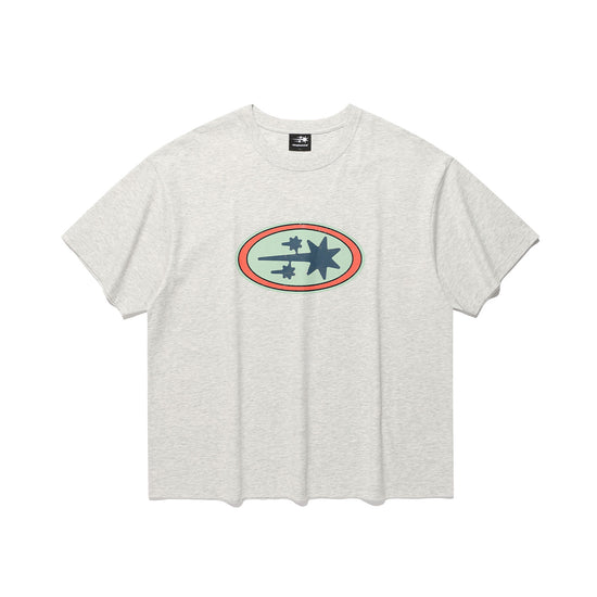 Nice Ghost Club Oval 3 Star Logo Tee