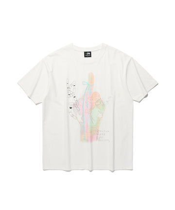 Nice Ghost Club Rainbow Finger Tee