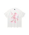 Nice Ghost Club Star Shoes Girl Big Big Tee [White]