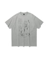 Nice Ghost Club Praying Angel Big Big Tee [Grey]