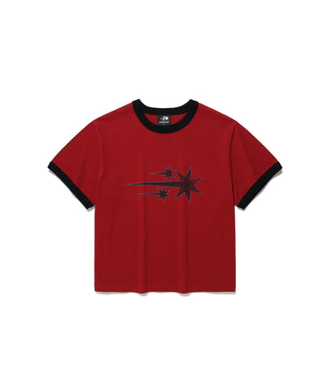 Nice Ghost Club Vintage 3 Star Basic Ringer Tee