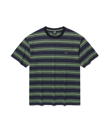 Nice Ghost Club Multi Stripe 3 Star T-Shirt [Navy]