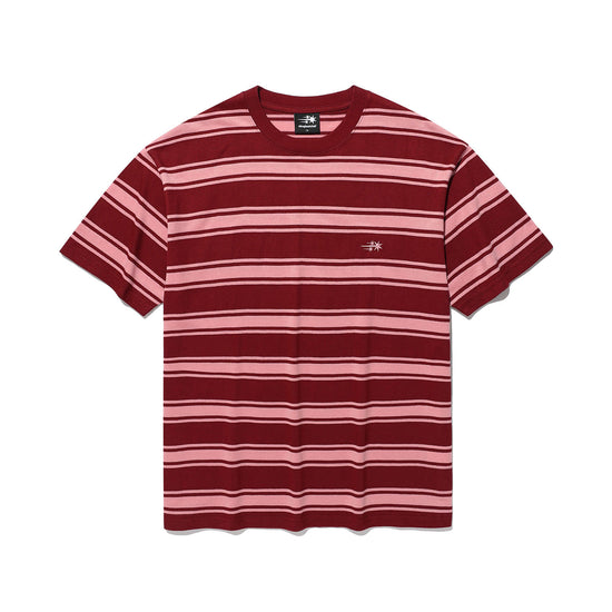 Nice Ghost Club Multi Stripe 3 Star Tee [Red]