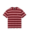Nice Ghost Club Multi Stripe 3 Star Tee [Red]