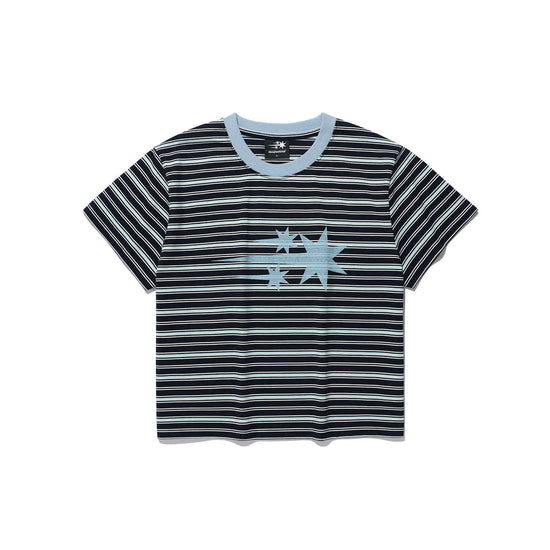 Nice Ghost Club Stripe 3Star Basic Tee [Navy]