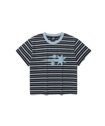 Nice Ghost Club Stripe 3Star Basic Tee [Navy]