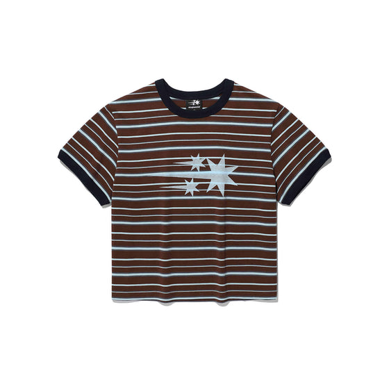 Nice Ghost Club Stripe 3 Star Basic Ringer Tee