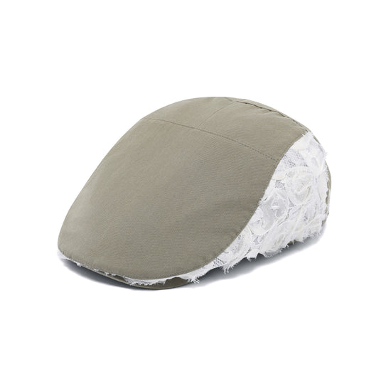 Nice Ghost Club Flower Lace Skull Hunting Cap