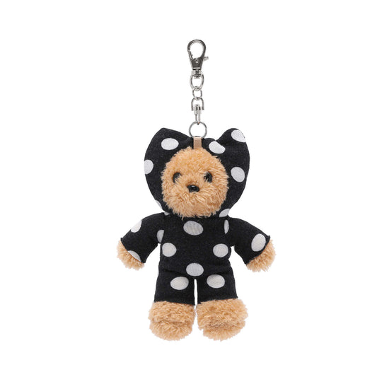 Nice Ghost Club Devil Bear Doll Key Ring [Black]
