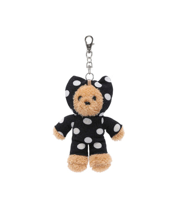 Nice Ghost Club Devil Bear Doll Key Ring [Black]