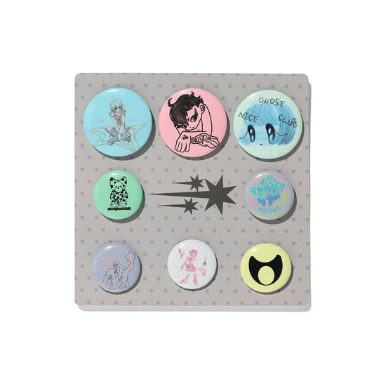 Nice Ghost Club Button Badges Set Vol.6 [Mix]