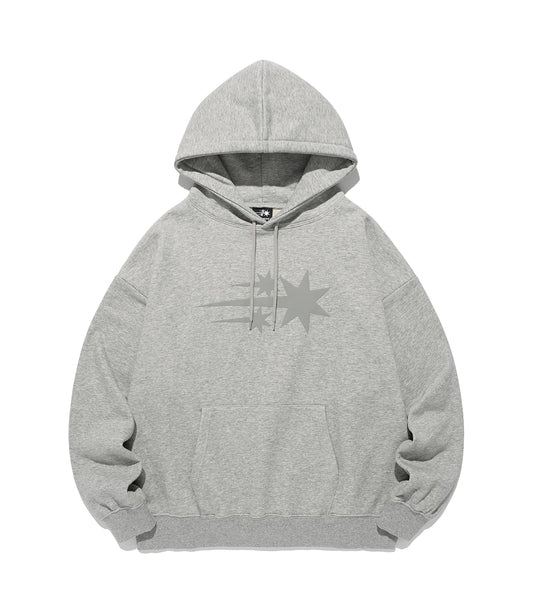 Nice Ghost Club 3 Star Hoodie Grey
