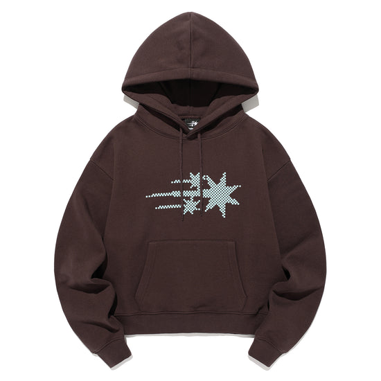 Nice Ghost Club Mosaic 3Star Crop Hoodie