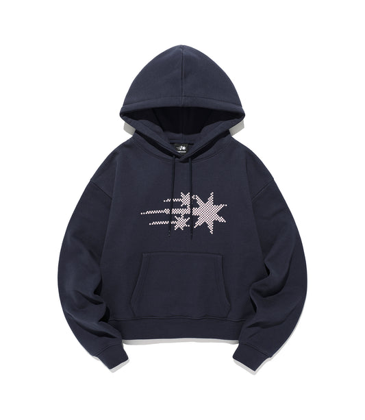 Nice Ghost Club Mosaic 3Star Crop Hoodie