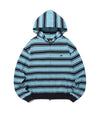 Nice Ghost Club Multi Stripe 3Star Hoodie Zip Up [Navy]