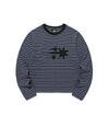 Nice Ghost Club Stripe 3-Star Long Sleeve Tee [Charcoal]