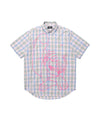 Nice Ghost Club Angel Check Big Big Half Shirt