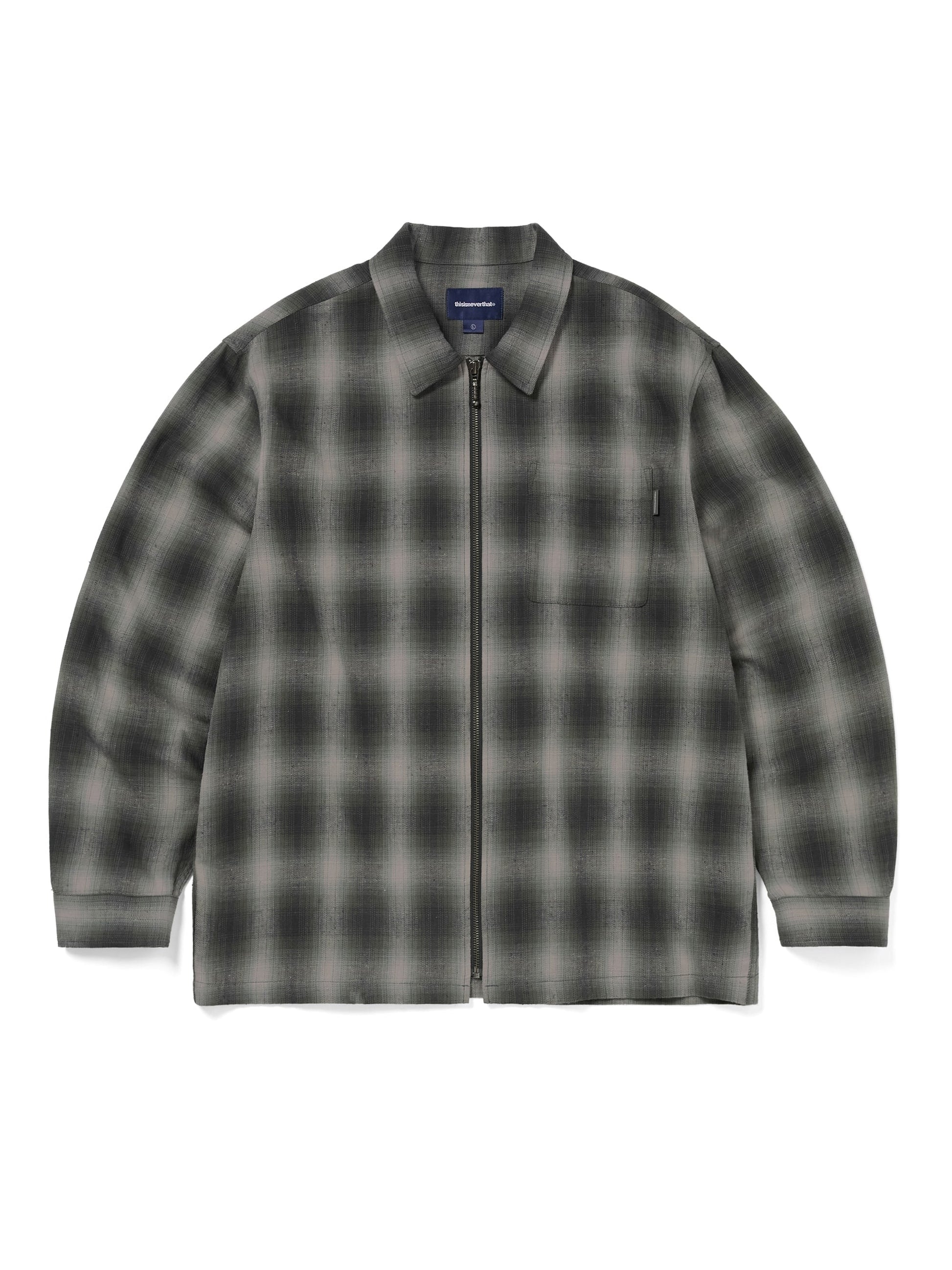 thisisneverthat Nep Check Zip Shirt