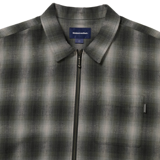 thisisneverthat Nep Check Zip Shirt