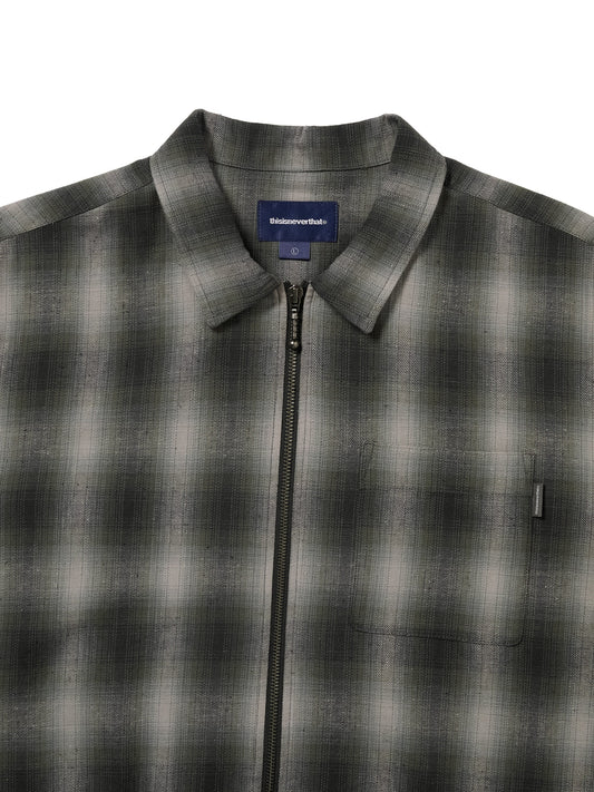 thisisneverthat Nep Check Zip Shirt