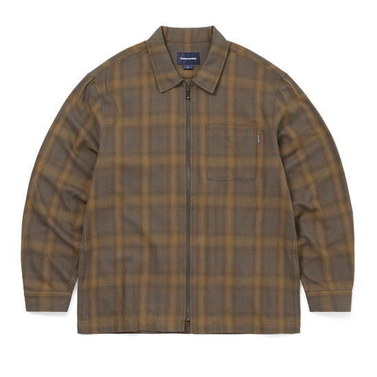thisisneverthat Nep Check Zip Shirt