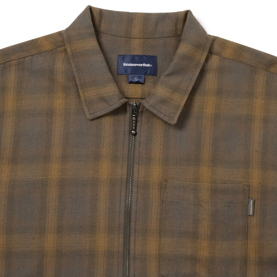 thisisneverthat Nep Check Zip Shirt