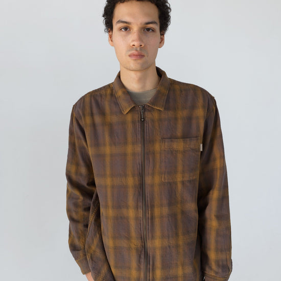 thisisneverthat Nep Check Zip Shirt