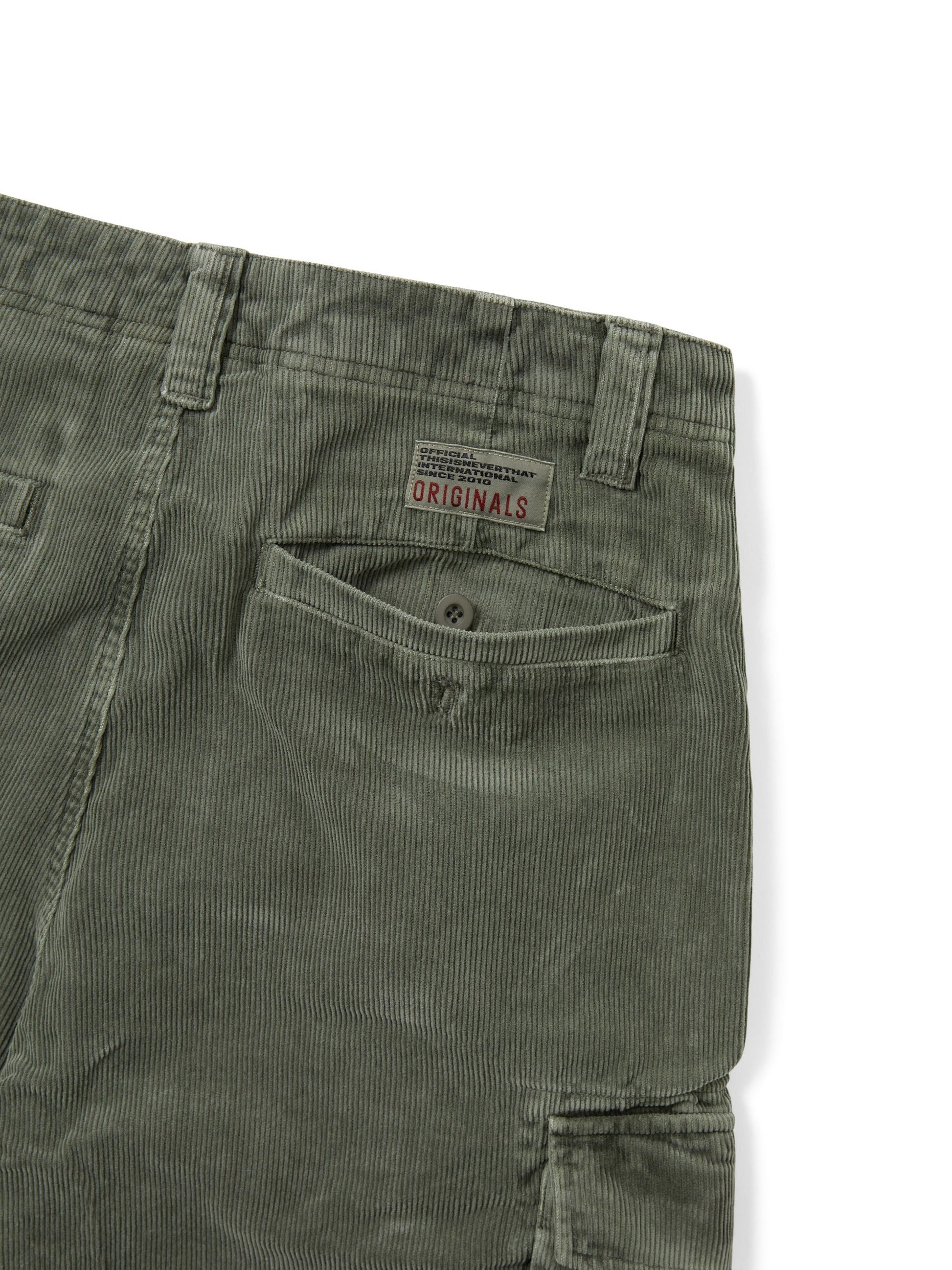 thisisneverthat Overdyed Corduroy Cargo Short