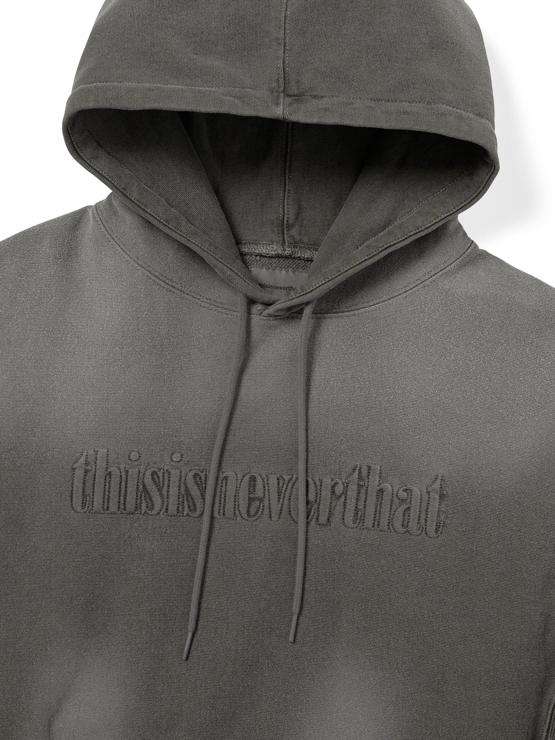 thisisneverthat Overdyed Embroidery Hoodie