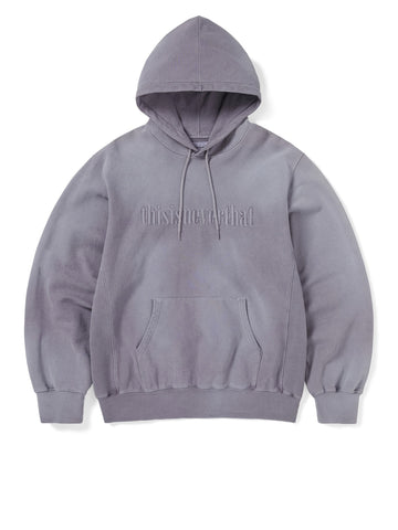 thisisneverthat Overdyed Embroidery Hoodie