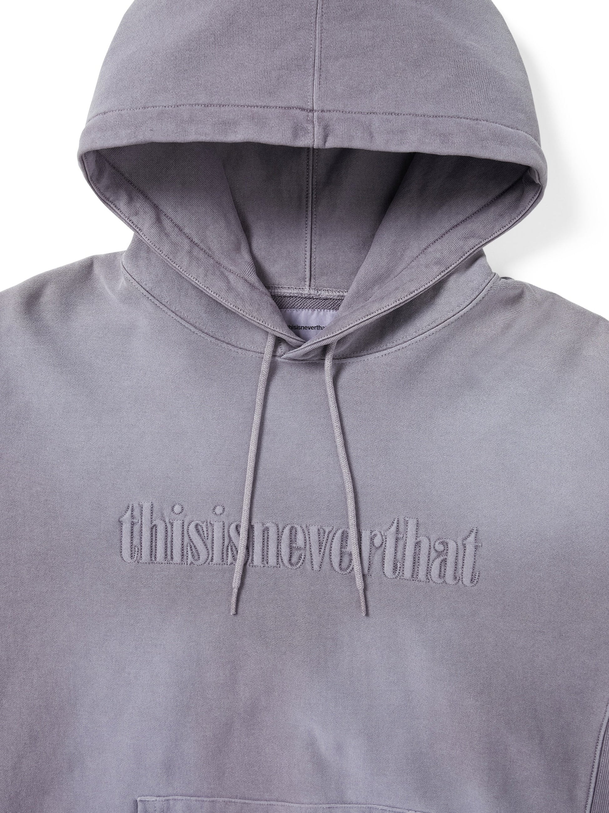 thisisneverthat Overdyed Embroidery Hoodie