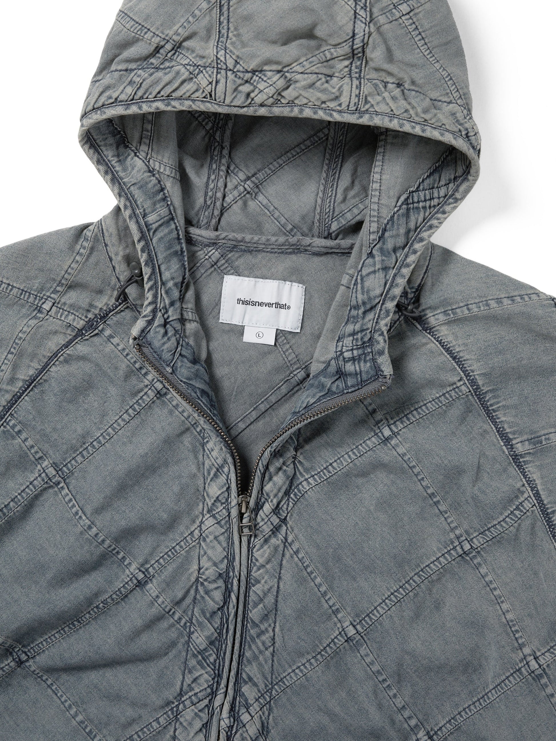 thisisneverthat Patchwork Denim Windbreaker