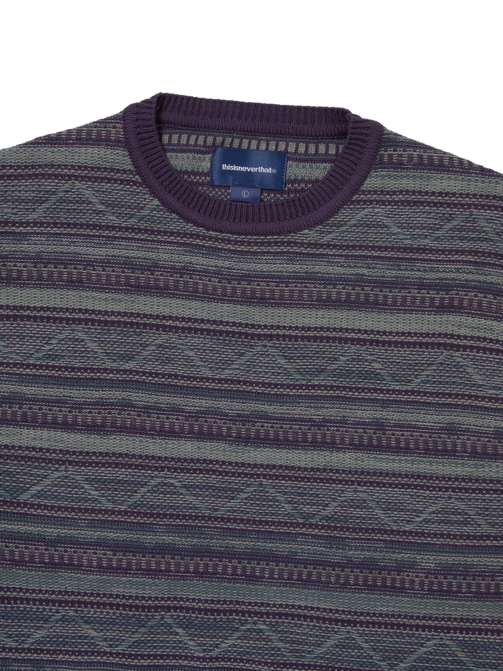 thisisneverthat Pattern Knit Crew