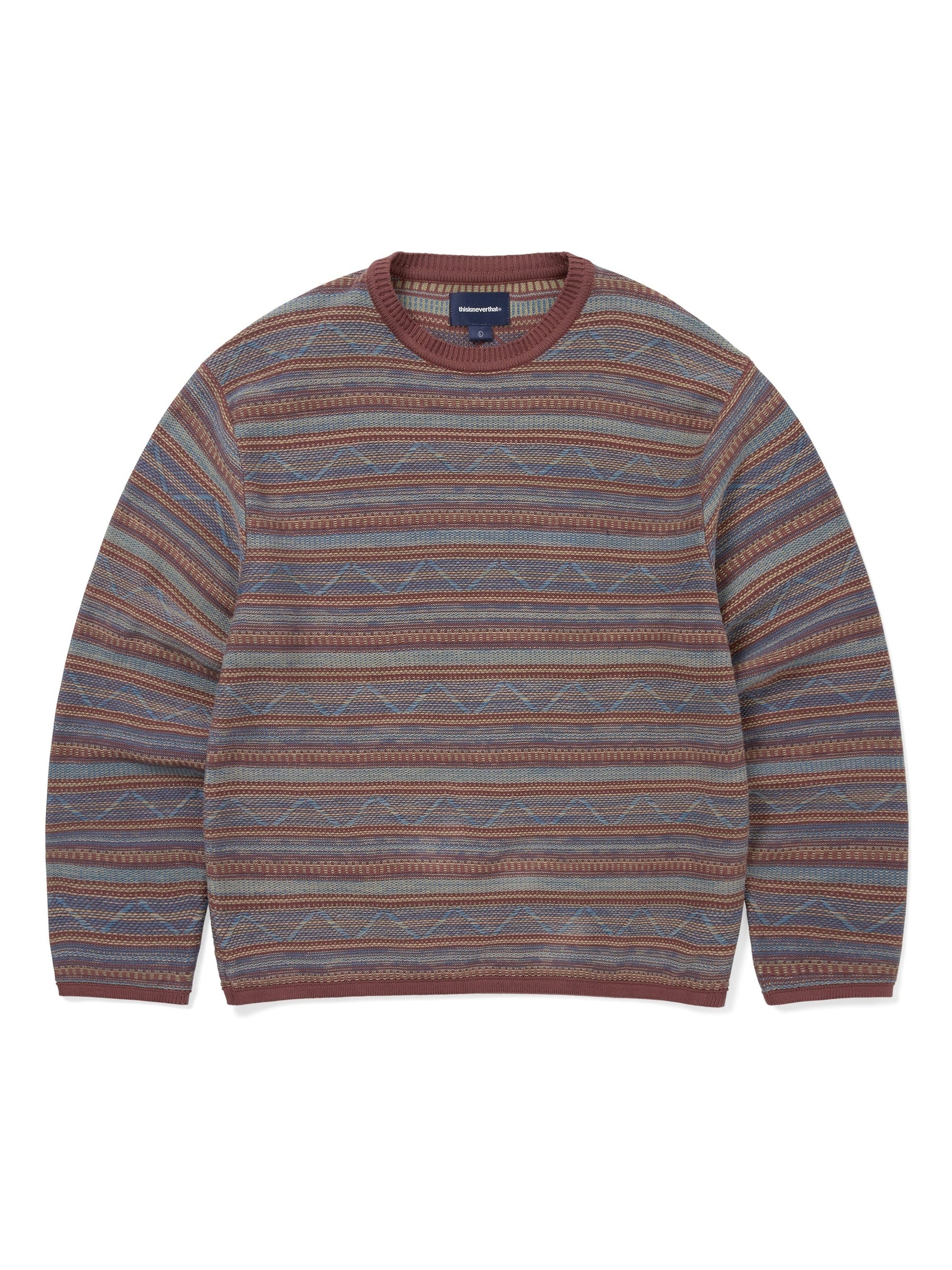 thisisneverthat Pattern Knit Crew