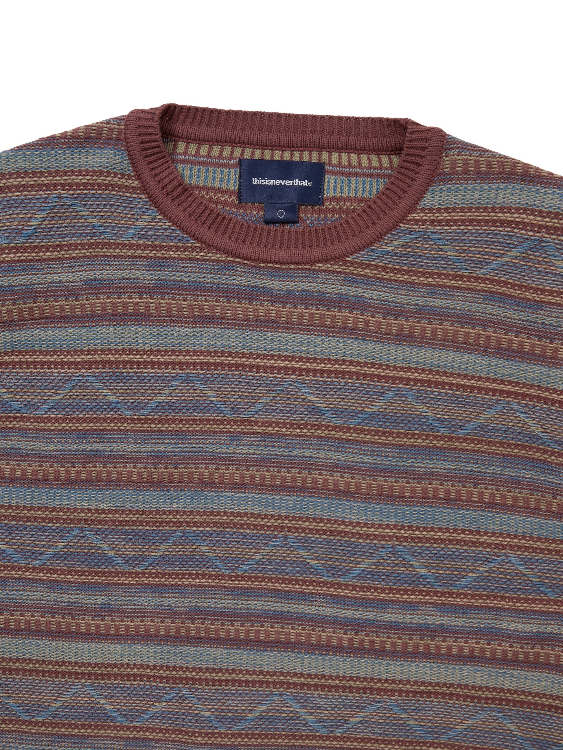 thisisneverthat Pattern Knit Crew