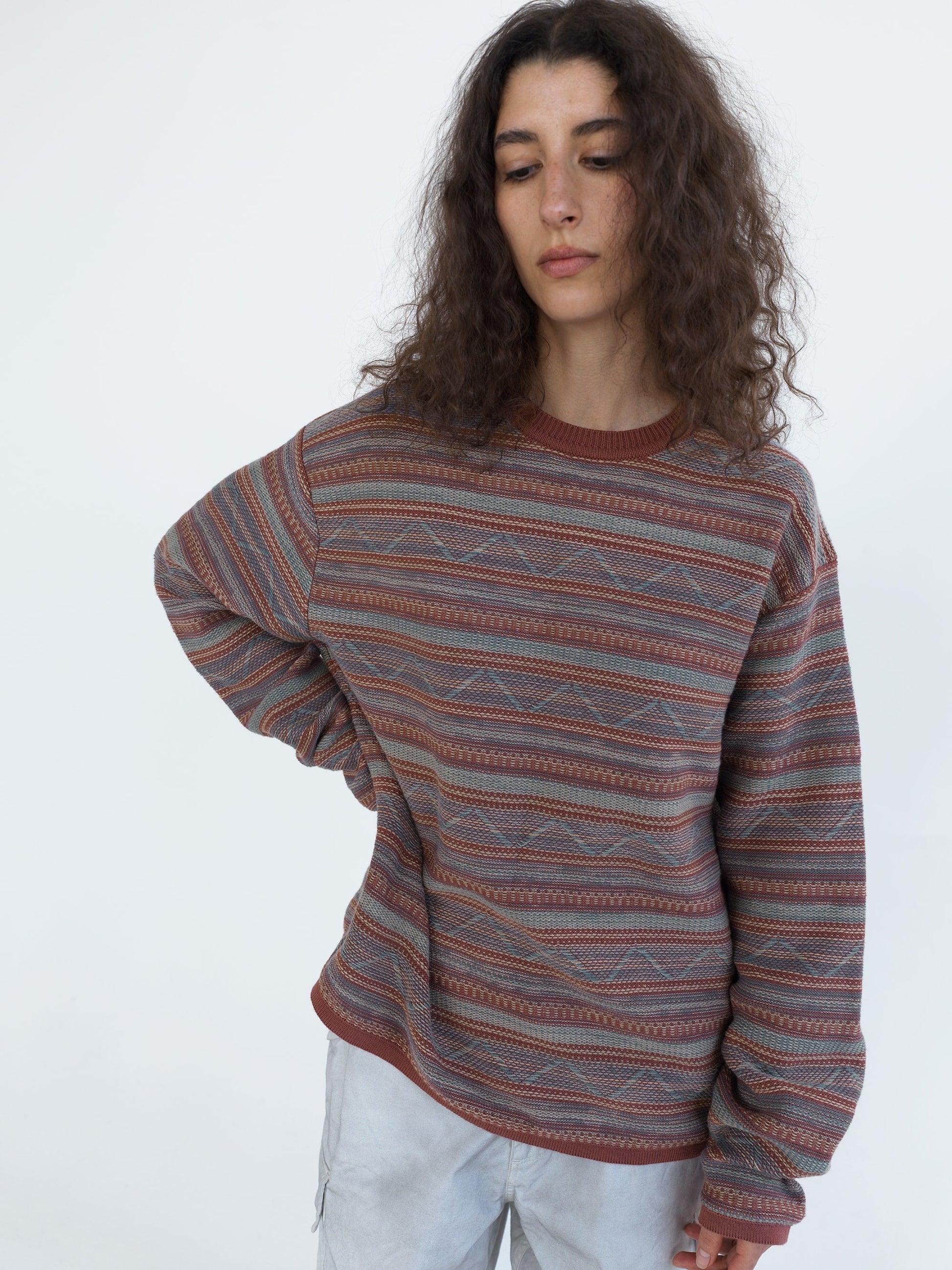thisisneverthat Pattern Knit Crew