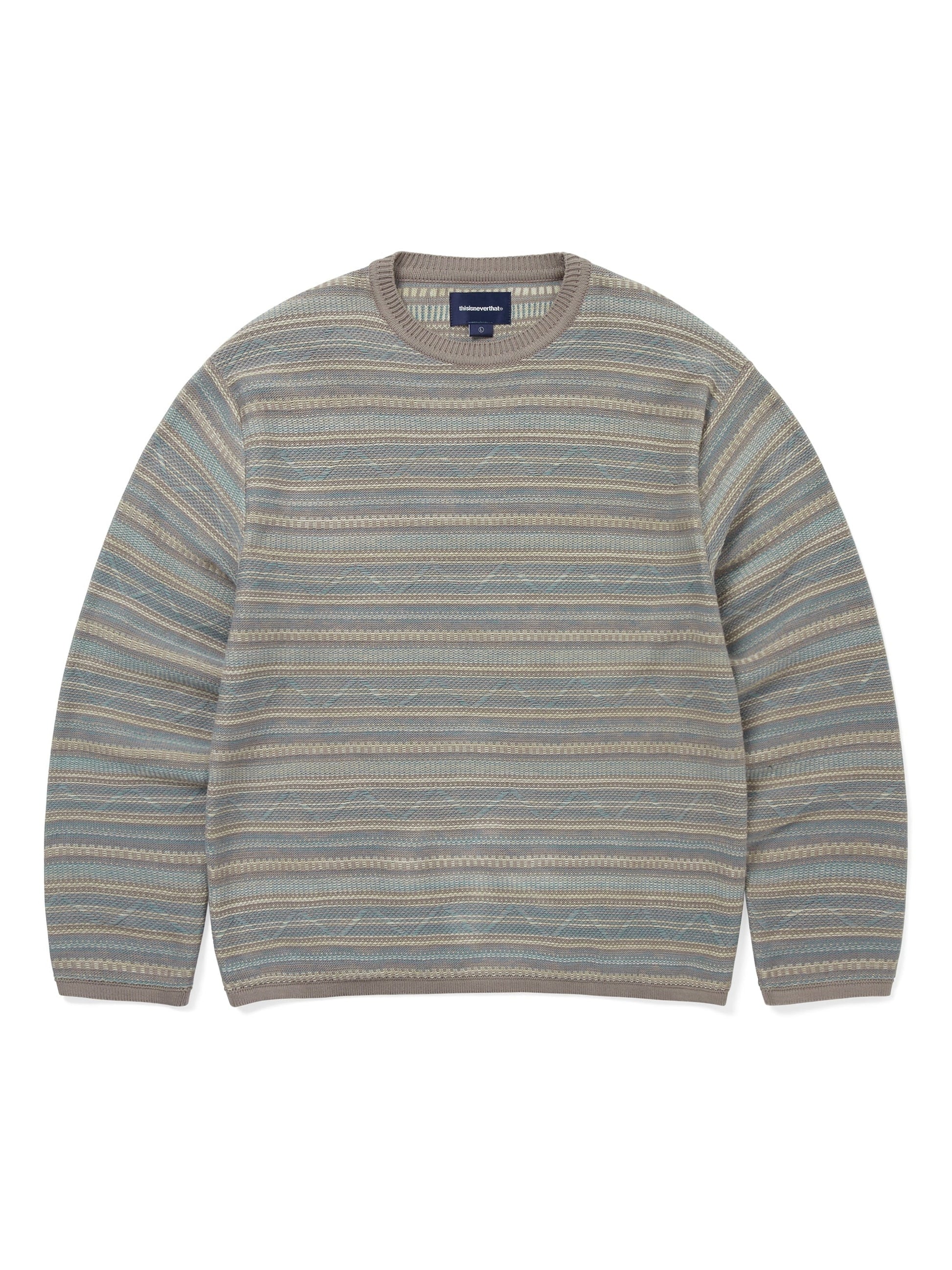 thisisneverthat Pattern Knit Crew