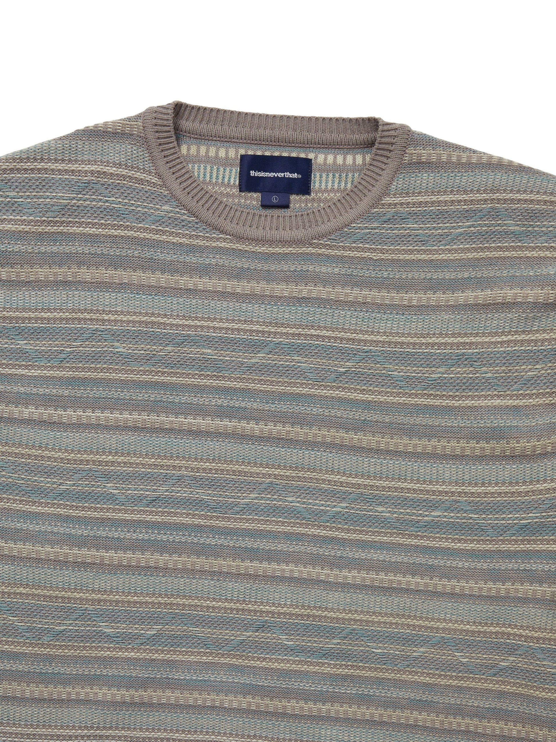 thisisneverthat Pattern Knit Crew