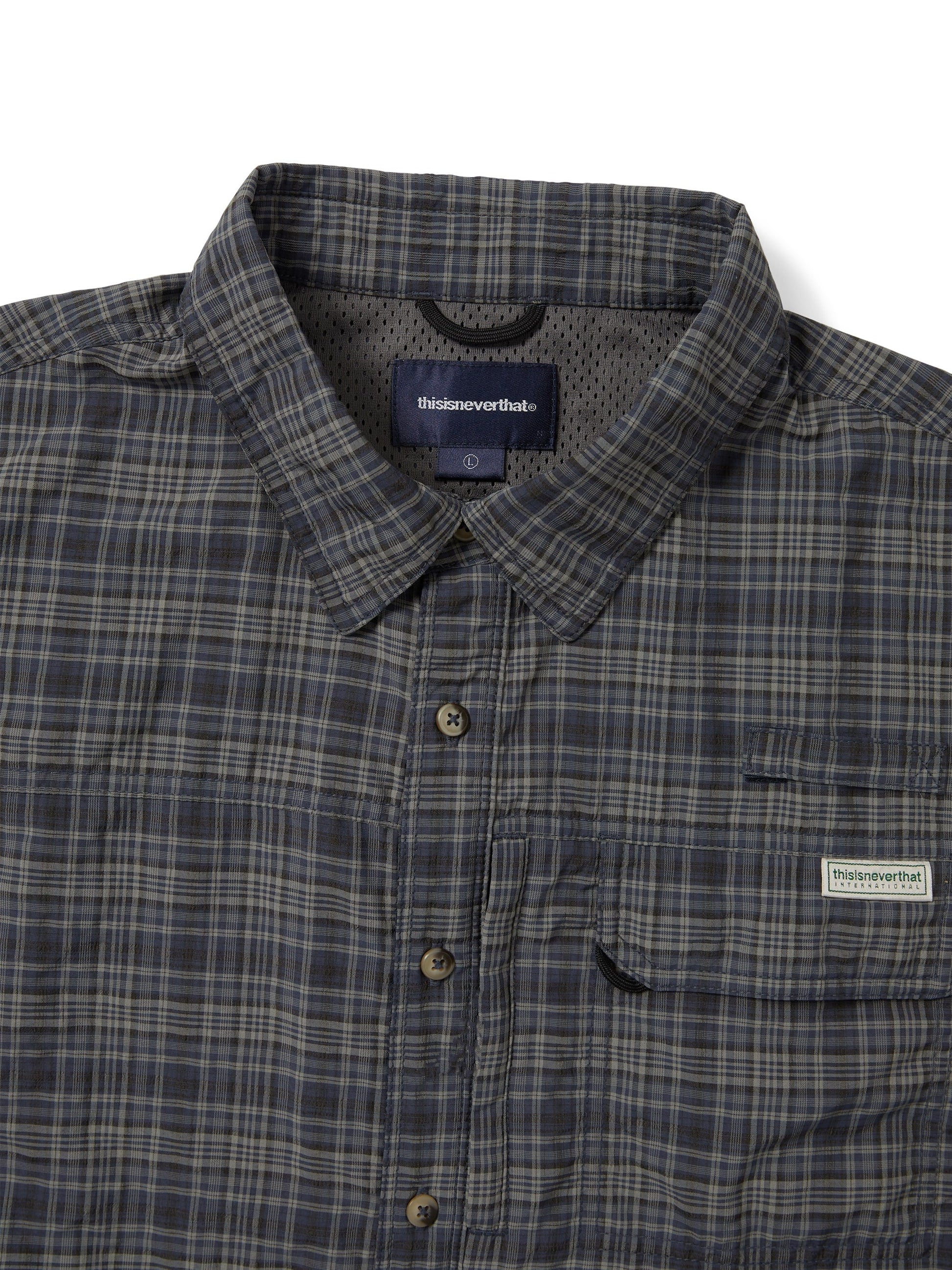 thisisneverthat Plaid S/S Fishing Shirt