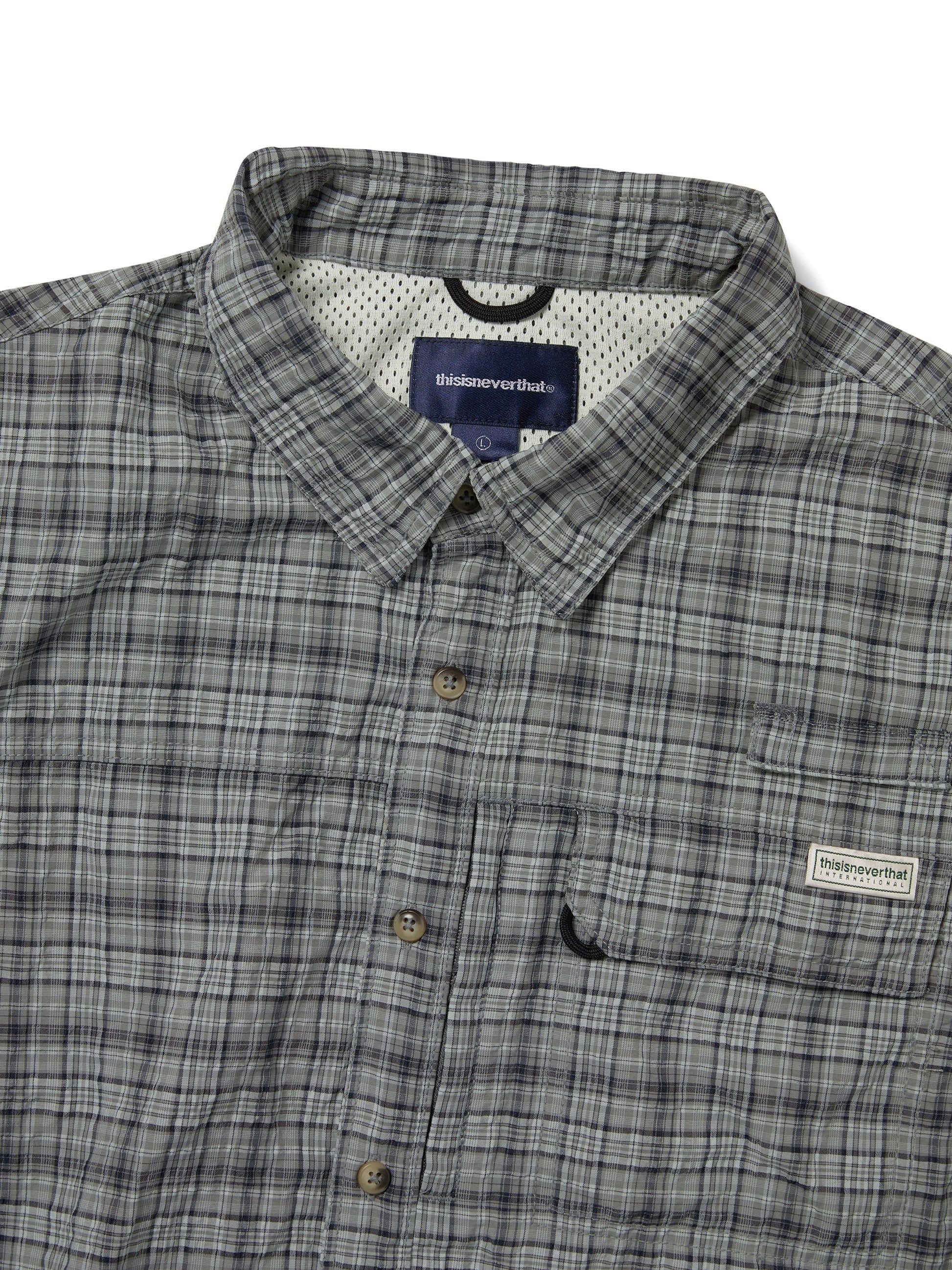 thisisneverthat Plaid S/S Fishing Shirt
