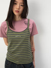 thisisneverthat Sleeveless Striped W Top